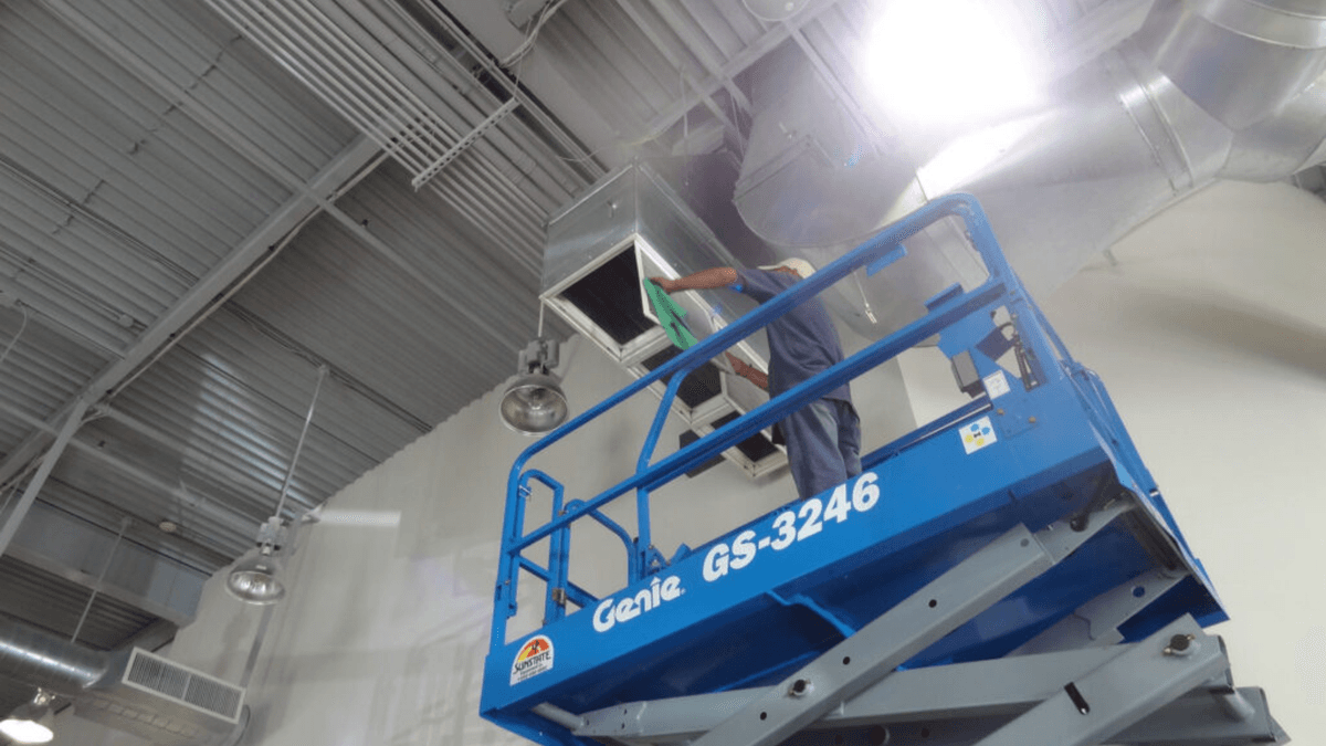 HVAC duct cleaning
