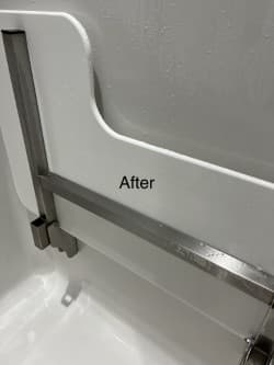 Grab Bar — Sanitization - After