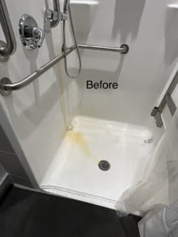Shower Stall — Deep Clean - Before