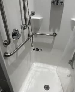 Shower Stall — Deep Clean - After