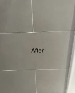 Tile Wall — Restoration - After