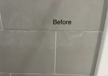 Tile Wall — Restoration - Before